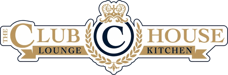 The Clubhouse Lounge + Kitchen horizontal logo